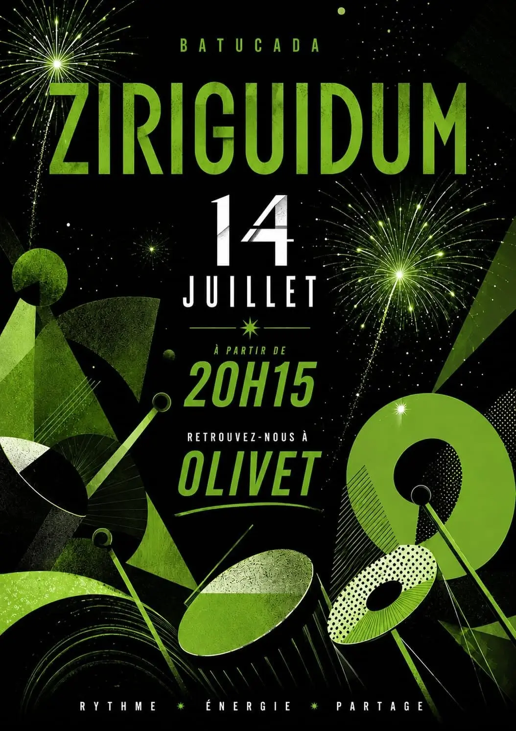 Affiche Ziriguidum à Olivet