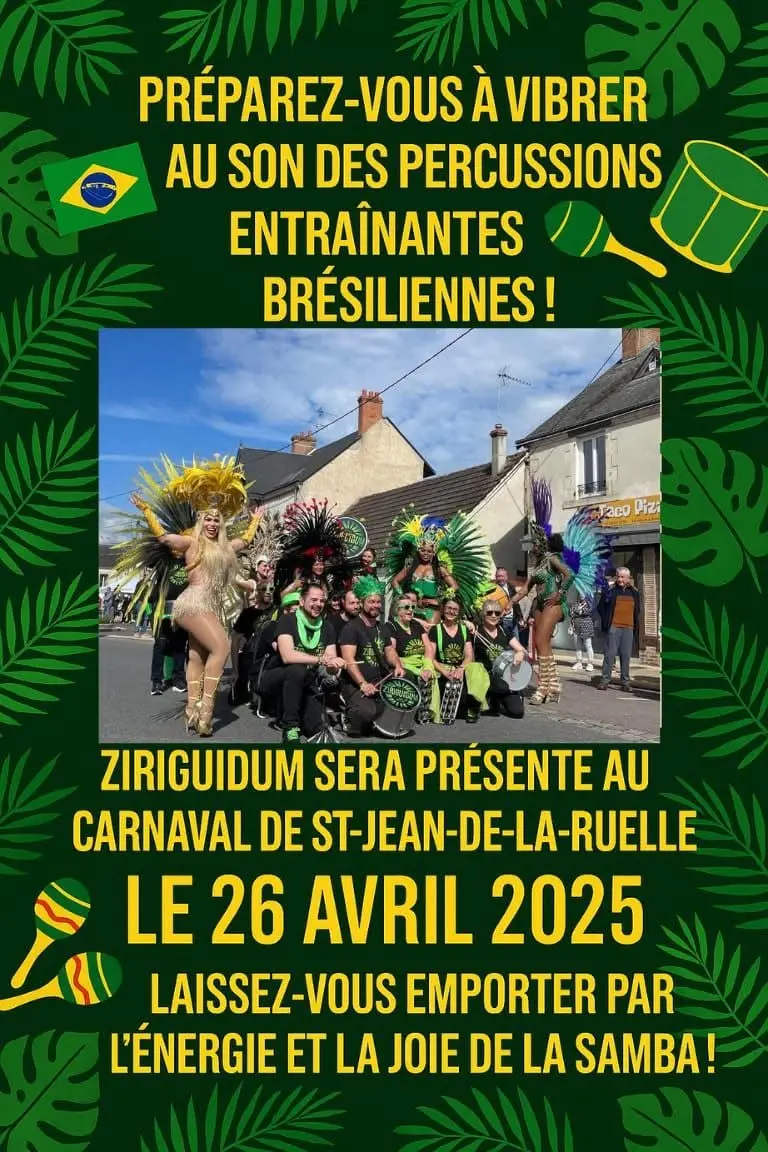 Affiche du carnaval de Saint-Jean-de-la-Ruelle