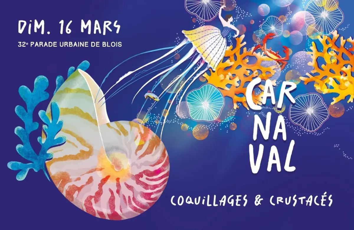 Affiche Carnaval Coquillages et Crustacés