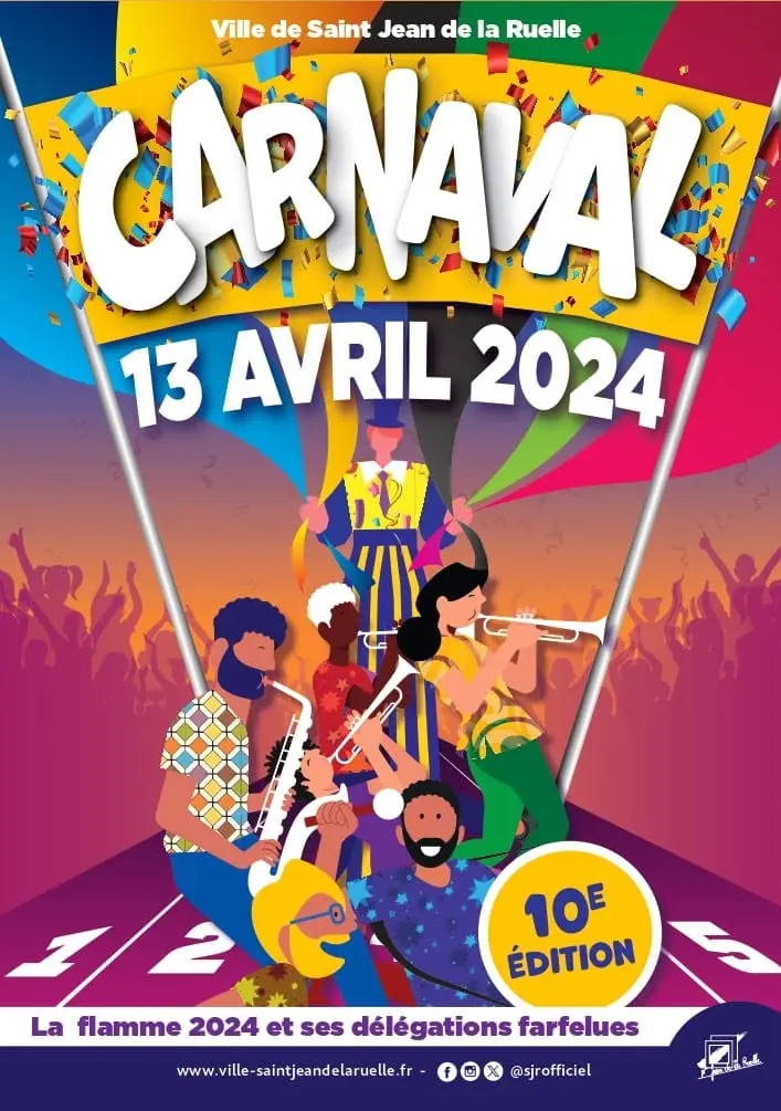 Affiche du carnaval de Saint-Jean-de-la-Ruelle